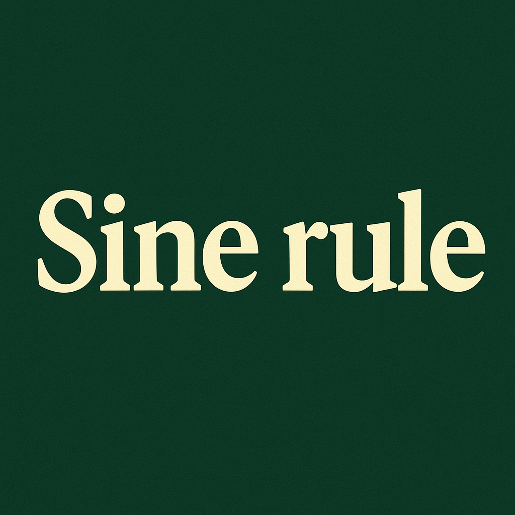 Sine rule